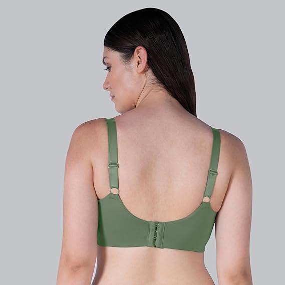 SOIE Women’s Minimiser Bra – Full Coverage, Non-Padded & Non-Wired